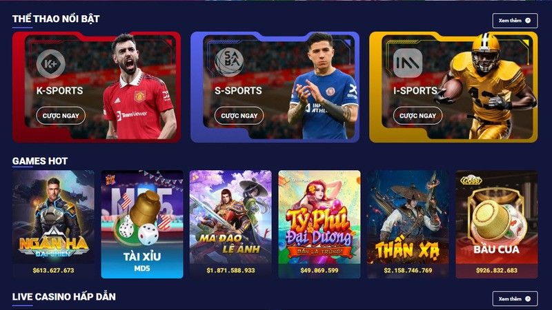 Giao diện website logic, sống động